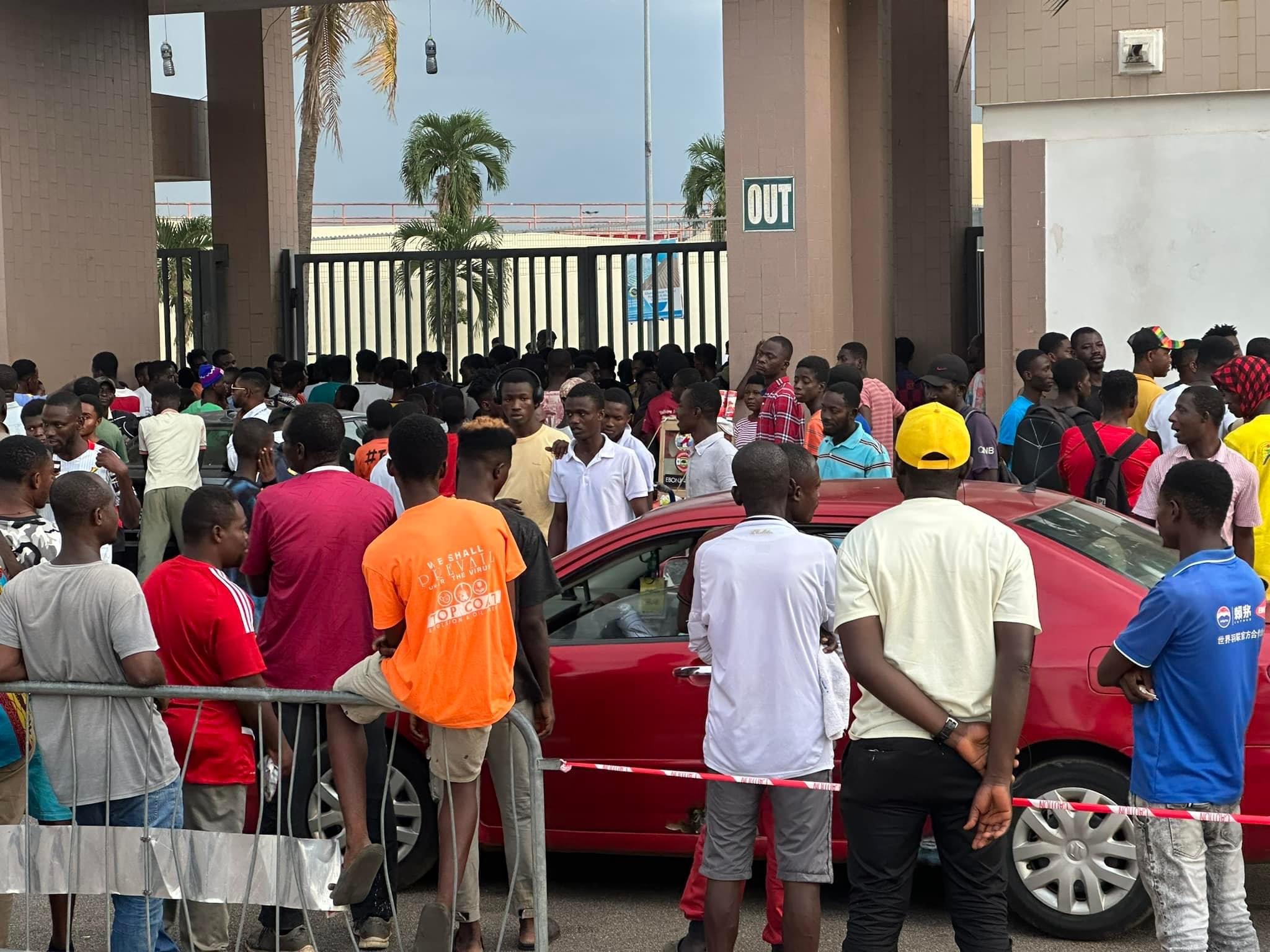 Ghana Supporters At Baba Yara Stadium