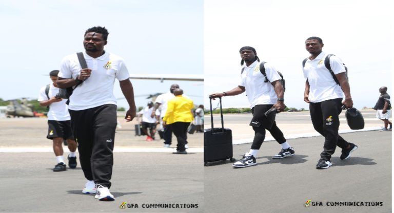 Black Stars Arrive In Ghana After Holding Angola In Luanda
