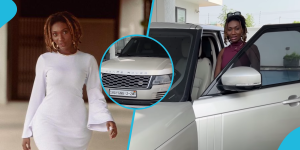 Wendy Shay Flaunts Her 2024-Registered Range Rover, Customised ‘Shay GNG’